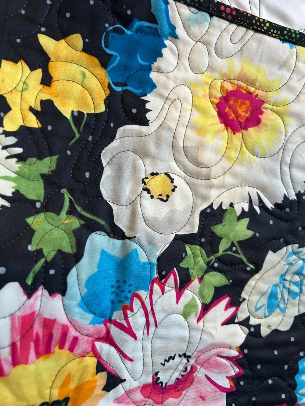ONE OF A KIND - HANDCRAFTED Butterfly Garden Quilt